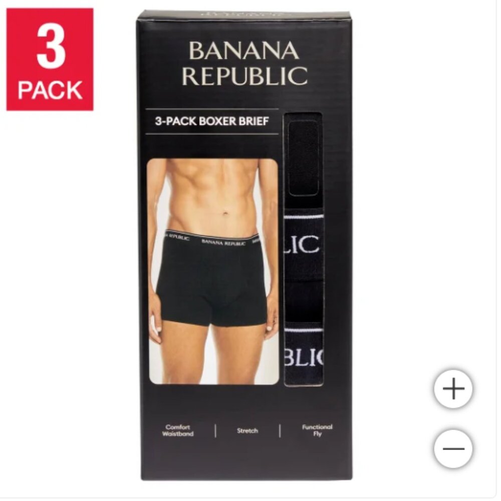 Banana Republic Men's Boxer Brief, 3-pack Size M